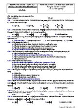 4 Đề thi môn Vật lý Lớp 10 - Năm học 2019-2020 - Trường THPT Phan Huy Chú